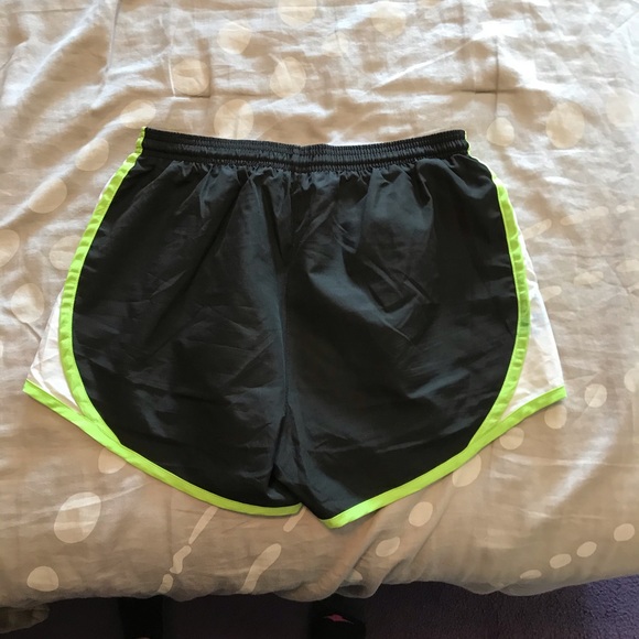 Black, Lime Green, and White Shorts - Picture 2 of 2